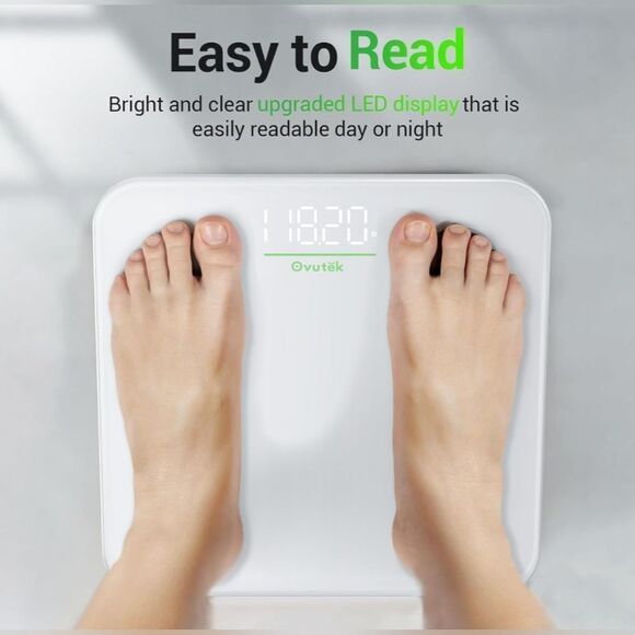 Bathroom Scale for Body Weight, Highly Accurate Digital Weighing Machine - Picture 8 of 9